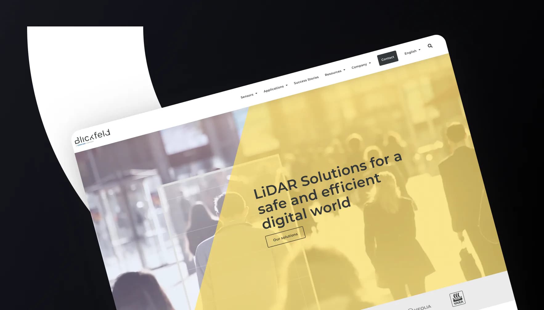 Blickfeld - Mehrjährige Tech-Website-Betreuung