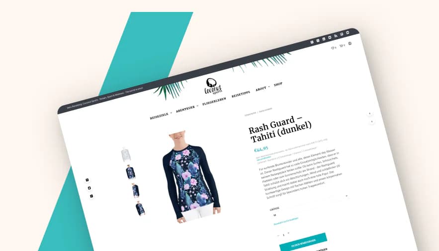 Coconut Sports - Reiseblog mit Print-on-Demand-Shop