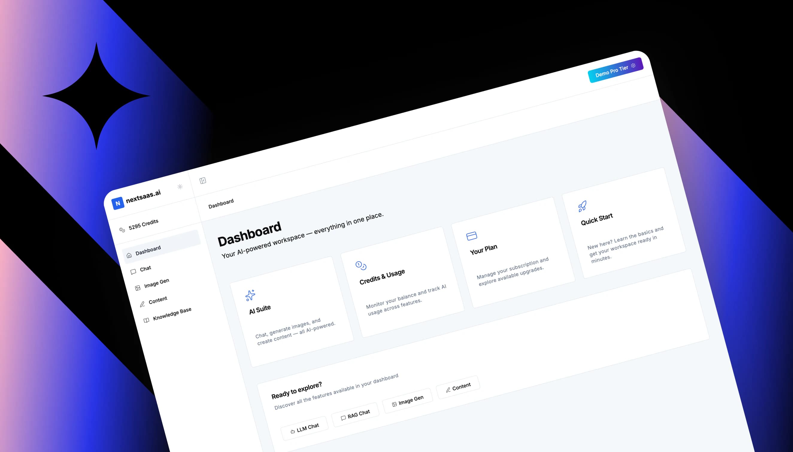 nextsaas.ai - KI-natives Next.js SaaS-Boilerplate