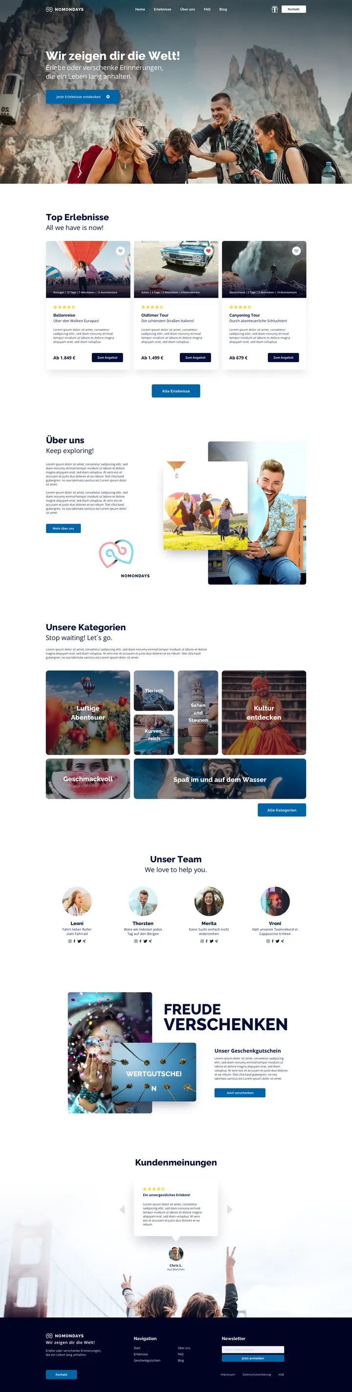 Webdesign-Preview — rechte Spalte
