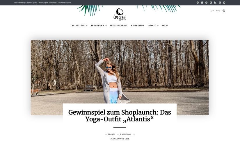 Coconut Sports WordPress Freelancer M nchen Webdesign Webentwicklung